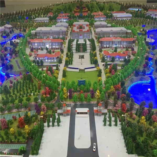 甘肃省公安厅301工程警察学校西固规划模型